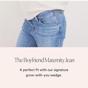 NWT Hatch : The Boyfriend Maternity Jean Size 29